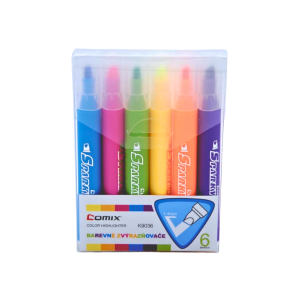 Comix 6-Pack Highlighters