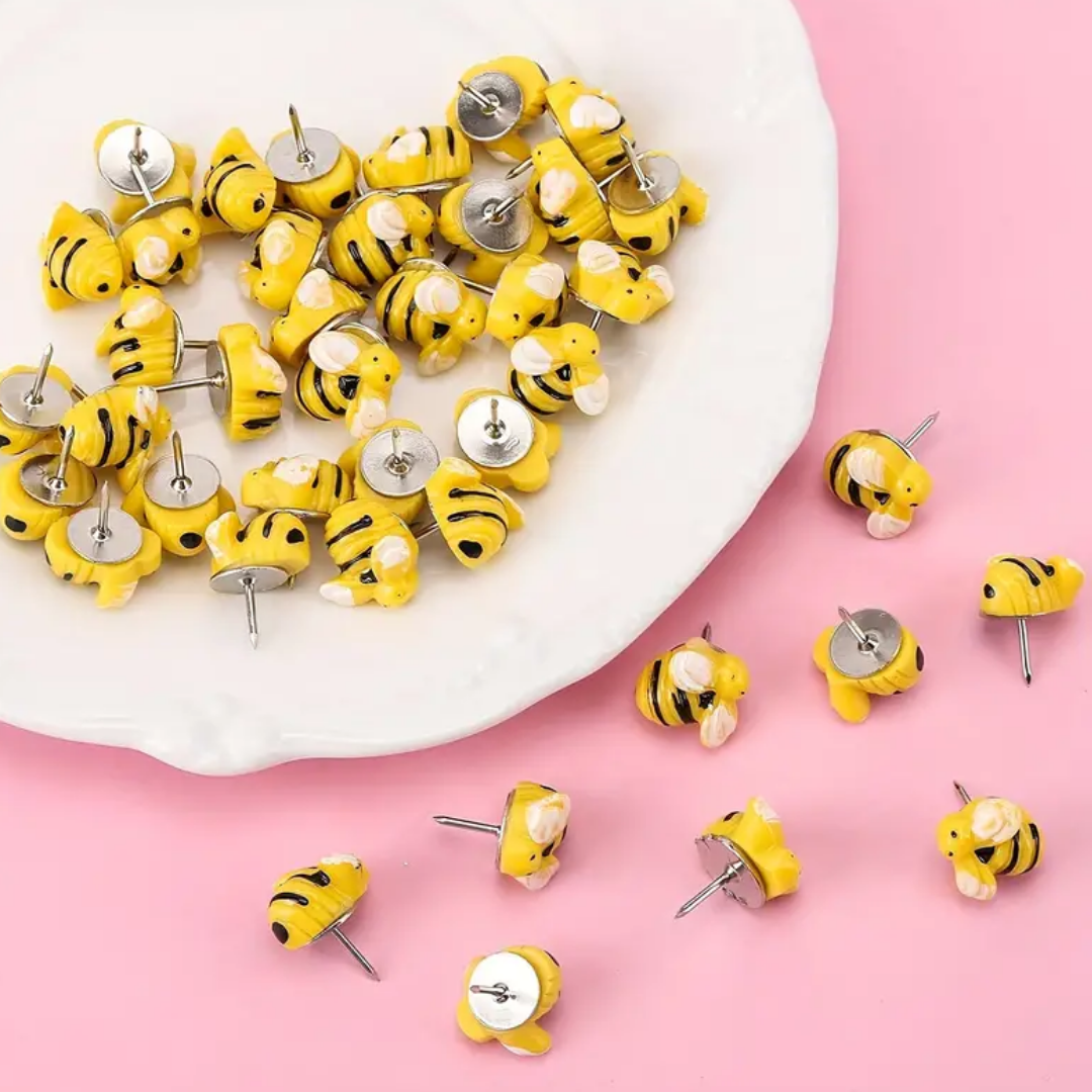 Bee Push Pins