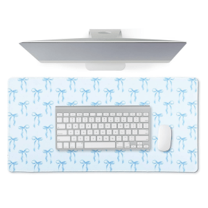 Blue Bow Mousepad